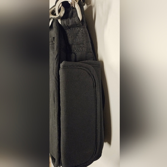 Lug Black Quilted messenger crossbody travel bag baby diaper bag - Picture 8 of 15